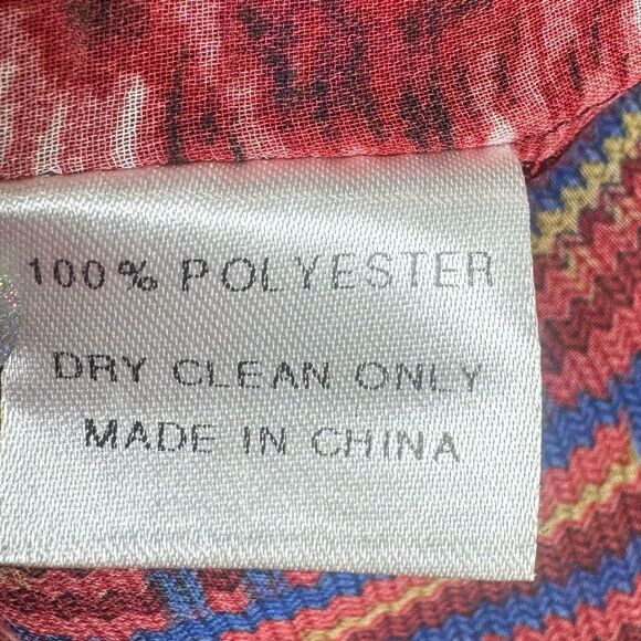 Anthropologie Hazel drape back mock neck abstract print dress size small - Picture 6 of 6